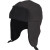 Siberia Hat Black / Black Fleece 