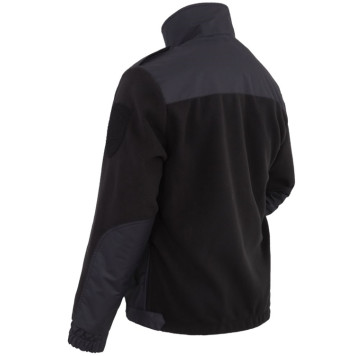 Black Police Fleece Jacket-1