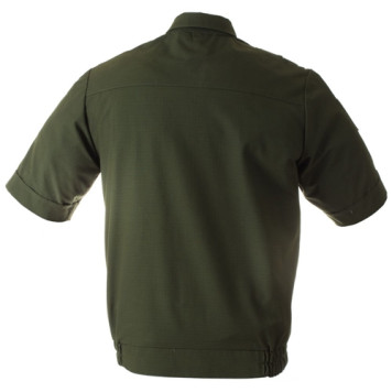 Military Office Suit with Short Sleeves-1
