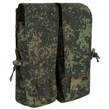 Tactical AK Magazine Pouch for 4 Mags with Elastic Retention-3