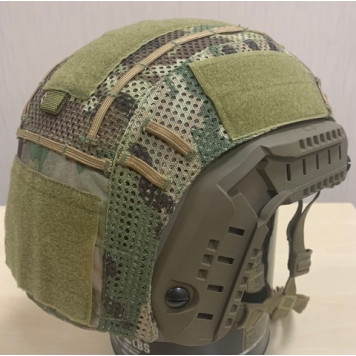MARITIME Helmet Mesh Cover with VELCRO-TAN