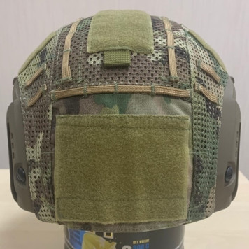 MARITIME Helmet Mesh Cover with VELCRO-TAN-1