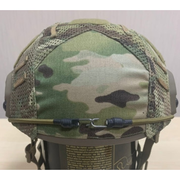 MARITIME Helmet Mesh Cover with VELCRO-TAN-4