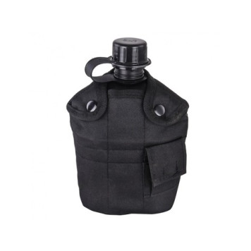 1L Military Canteen with Camo Cover & Aluminum Pot-3