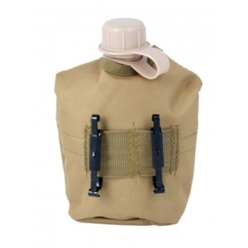 1L Military Canteen with Camo Cover & Aluminum Pot-7