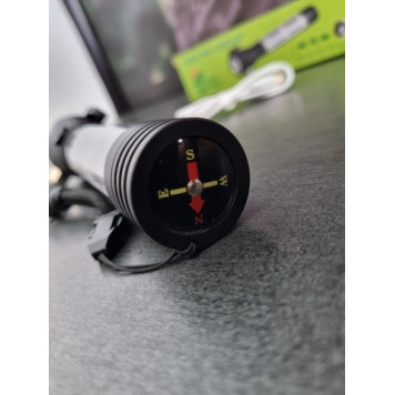 Tactical LED Flashlight with Hammer (1019)-5