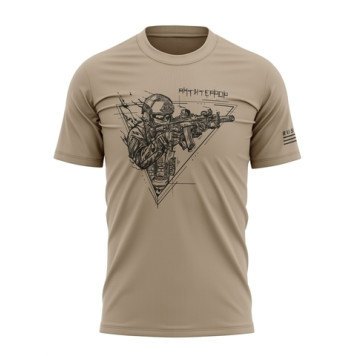 Camouflage Anti-Terror Triangle T-Shirt