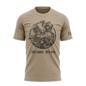 Camouflage T-Shirt "To Be a Warrior is to Live Forever" Camouflage T-Shirt "To Be a Warrior is to Live Forever"