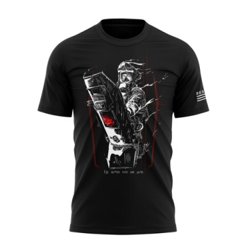 Camouflage T-Shirt "With Shield or On Shield"