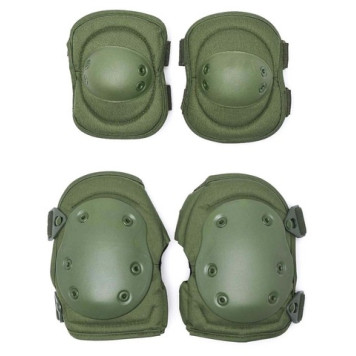 Tactical Knee and Elbow Pad Set "ROUND SHIELD"