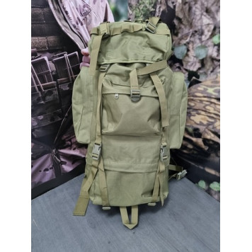 Tactical Duffel Bag Backpack with Frame (75L)