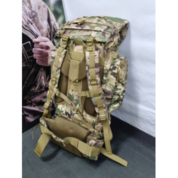 Tactical Duffel Bag Backpack with Frame (75L)-16