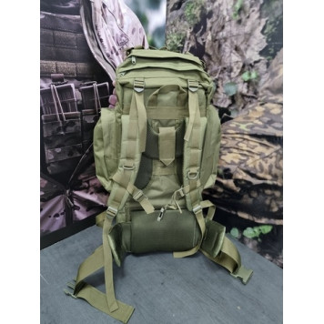 Tactical Duffel Bag Backpack with Frame (75L)-2