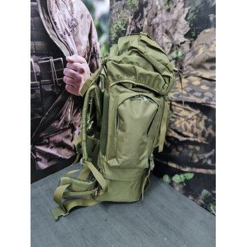Tactical Duffel Bag Backpack with Frame (75L)-3