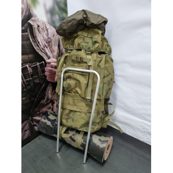 Tactical Duffel Bag Backpack with Frame (75L)-39