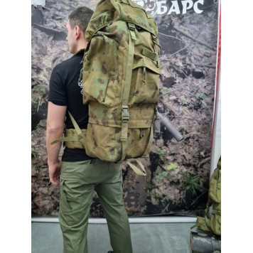 Tactical Duffel Bag Backpack with Frame (75L)-42