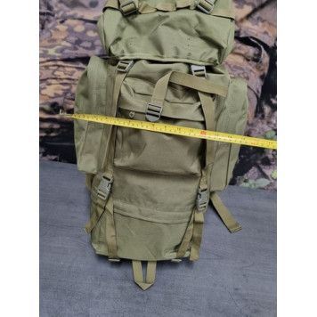 Tactical Duffel Bag Backpack with Frame (75L)-9