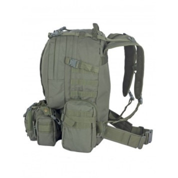 FORTRESS Tactical Backpack with Waist Bag and 2 Pouches (40L)-2