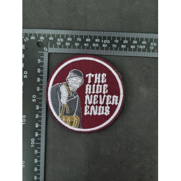 Embroidered Chevron Patch (2160) THE AIDT NEVER ENDS-1