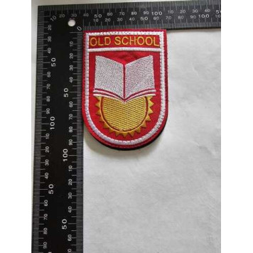 Old School Embroidered Patch 3041-1
