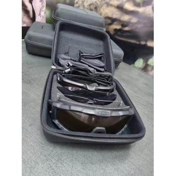 Tactical Anti-Shrapnel Goggles Kit with Interchangeable Lenses-12