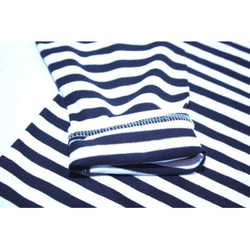 Summer Striped 100% Cotton Military T-shirt (Blue Stripe) GOST Minoboron-1