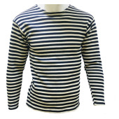 Navy Blue Wool-Blend Thermal Sailor Shirt Navy Blue Wool-Blend Thermal Sailor Shirt