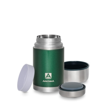 Wide-Mouth Thermos with Insulated Sleeve & Foldable Spoon, 1L by Arcticв„ў-1