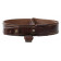 Single-Layer Silent Leather Belt With Stitching