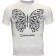 White T-Shirt With Butterfly Print (1 Color-Black)