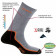 Tracking Socks Mund Timanfaya, Color Gray (333)