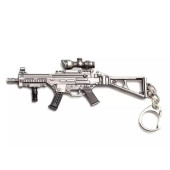 Microgun M Keychain Replica of Heckler & Koch UMP Submachine Gun - Gray