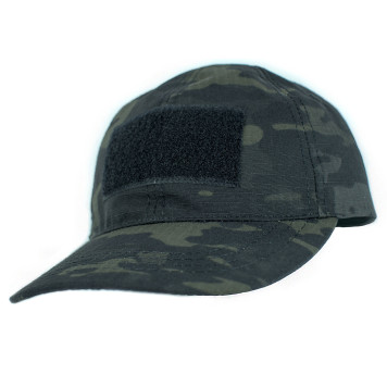 Tactical Baseball Cap with Hook-and-Loop Panels-8