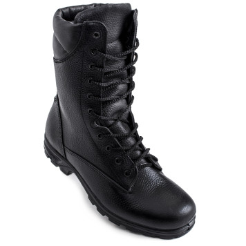 High-Top Leather Combat Boots FARADAY