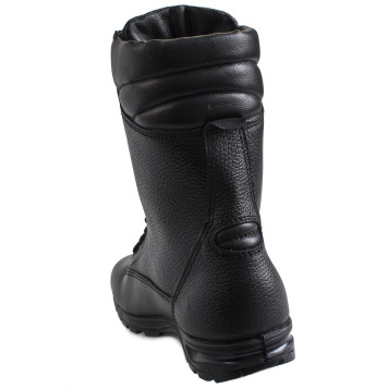 High-Top Leather Combat Boots FARADAY-1