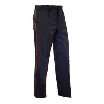 Police Uniform Trousers with Red Stripe