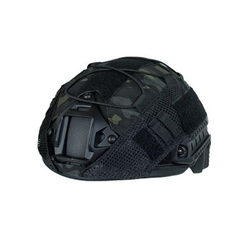 FAST Helmet Cover with Camouflage Mesh
