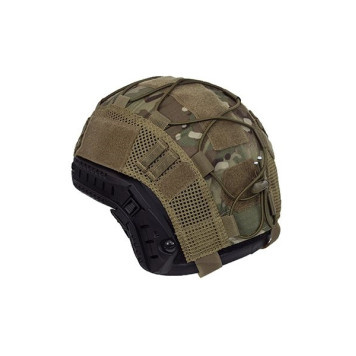 FAST Helmet Cover with Camouflage Mesh-4