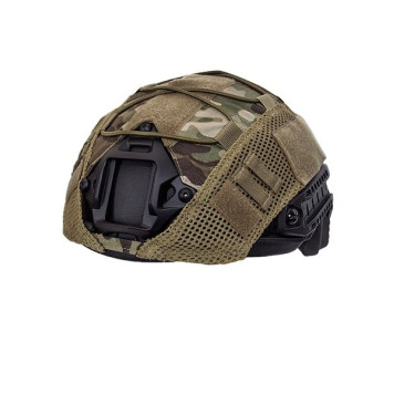 FAST Helmet Cover with Camouflage Mesh-5