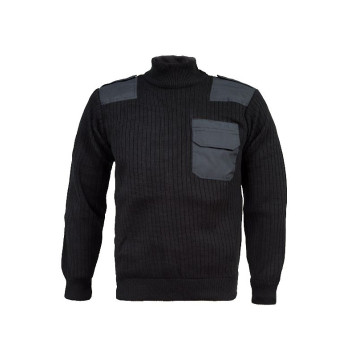 High-Neck Military Jumper-1