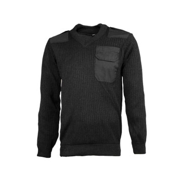 Military V-Neck Jumper-4