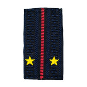 Police Lieutenant Faux Epaulets with Yellow Stars MF-39-08