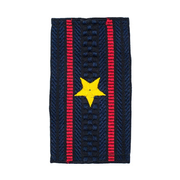 Police Major Yellow Star Mock Shoulder Boards MF-39-11
