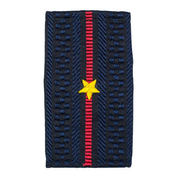 Junior Lieutenant Police Shoulder Boards with Yellow Stars MF-39-05