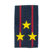 Colonel Rank Police Shoulder Boards with Yellow Stars MF-39-13