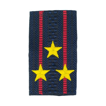 Colonel Rank Police Shoulder Boards with Yellow Stars MF-39-13