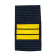 Yellow Sergeant Police Rank Insignia MF-39-03