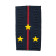 Alférez de Policía Insignia con Estrellas Amarillas MF-39-09