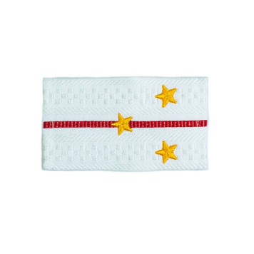 Senior Lieutenant Police Rank Insignia with Yellow Stars MF-41-09