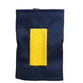 Police Senior Sergeant False Epaulets with Yellow Embroidery MF-23-04